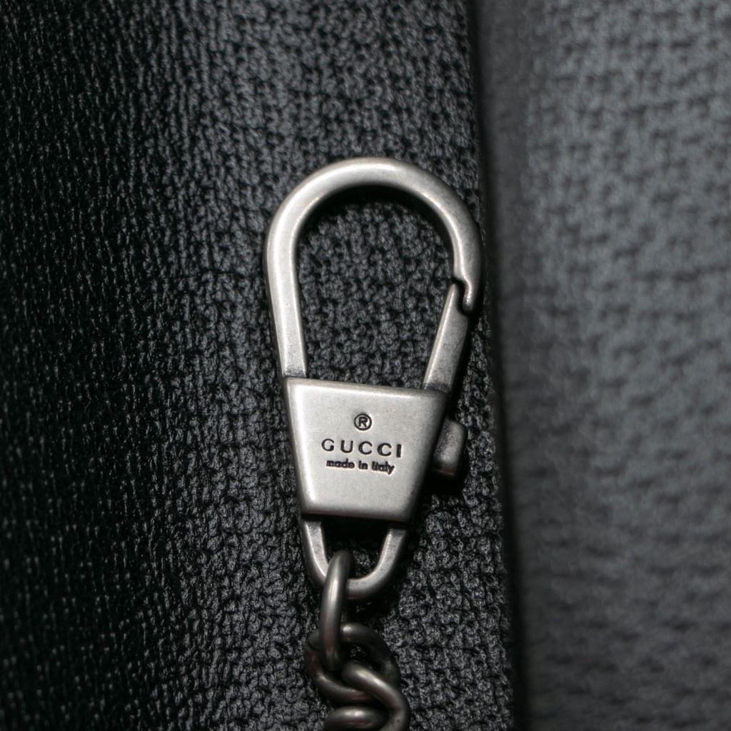 Gucci Jacquard Black Denim GG Monogram Super Mini Dionysus Shoulder Bag Black Ivory