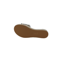 Christian Dior Dway Platform Slide Natural Raffia and Deep Blue Embroidered Cotton Size 38