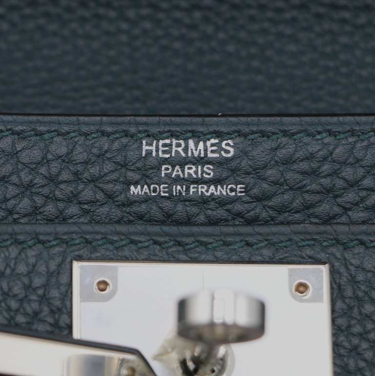 Hermes Kelly Depeche 25 Togo Vert Rousseau 2019
