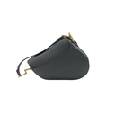 Christian Dior Grained Calfskin Saddle Bag Black