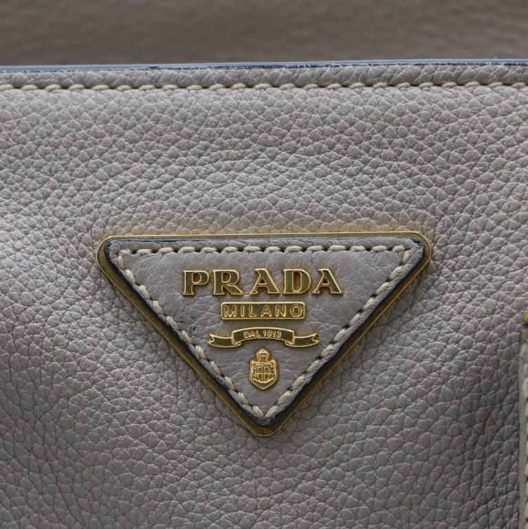 Prada Borsa Saffiano Tote Bag Grey BN2769