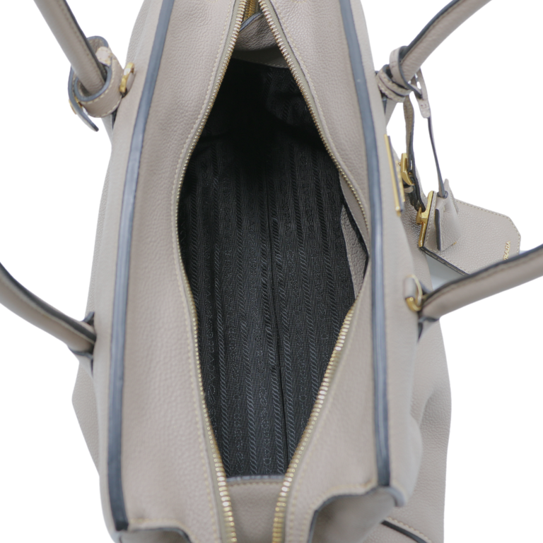 Prada Borsa Saffiano Tote Bag Grey BN2769