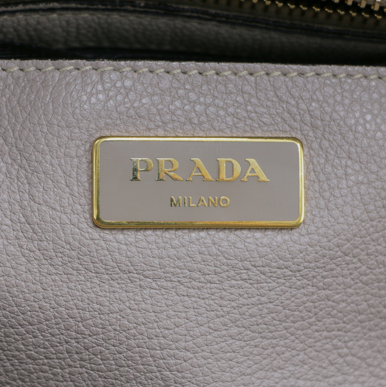 Prada Borsa Saffiano Tote Bag Grey BN2769