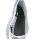 Prada Cleo Brushed Leather Shoulder Bag White