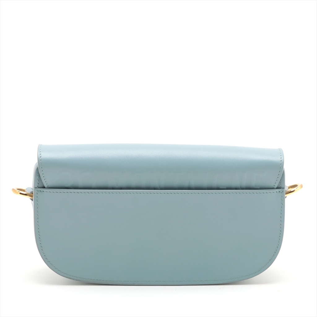 Christian Dior Bobby East West Leather Shoulder Bag Blue