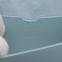 Christian Dior Bobby East West Leather Shoulder Bag Blue