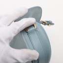 Christian Dior Bobby East West Leather Shoulder Bag Blue