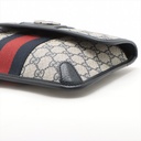 Gucci GG Supreme Waist Bag Navy Blue 674081