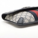 Gucci GG Supreme Waist Bag Navy Blue 674081