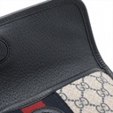 Gucci GG Supreme Waist Bag Navy Blue 674081
