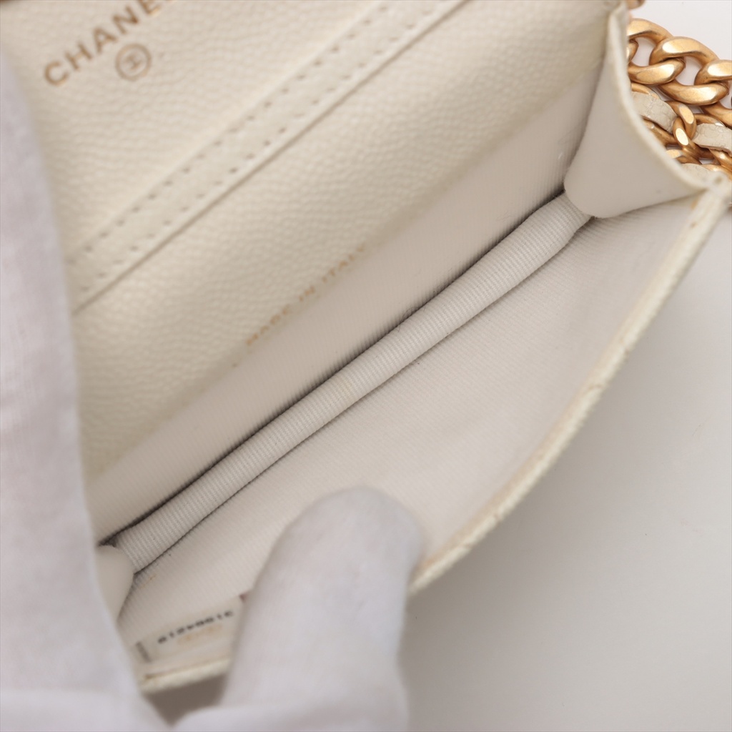 Chanel Mini Caviar Chain Shoulder Bag 