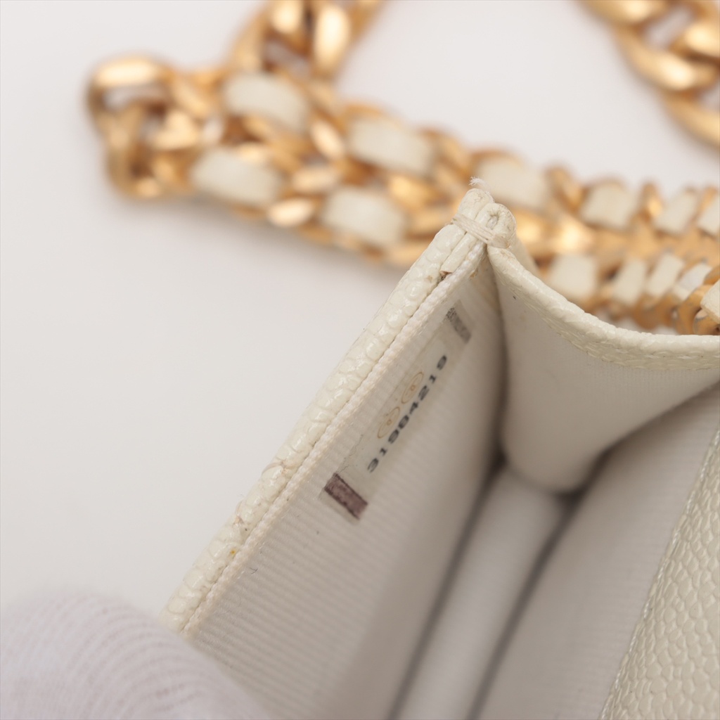 Chanel Mini Caviar Chain Shoulder Bag 