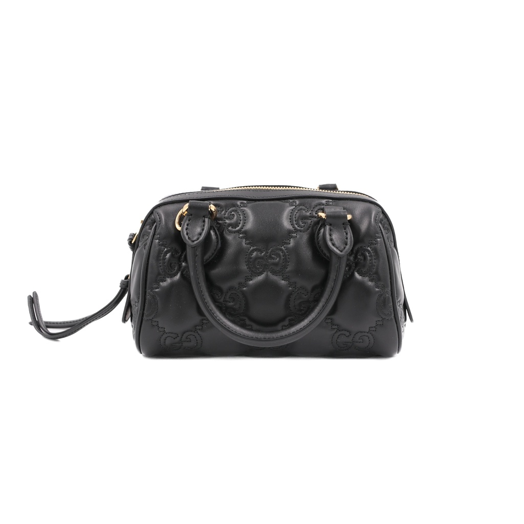 Gucci GG Matelasse Mini Bag In Black Leather 702251