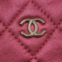 Chanel Mirror Calfskin Metallic Lambskin Hollywood Boulevard Mini Flap Pink