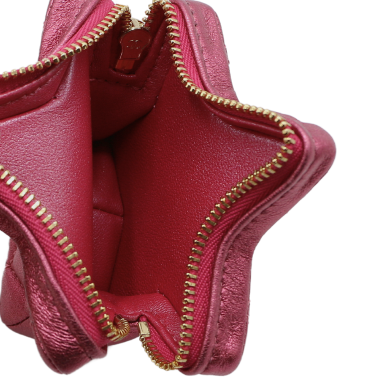 Chanel Mirror Calfskin Metallic Lambskin Hollywood Boulevard Mini Flap Pink