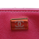 Chanel Mirror Calfskin Metallic Lambskin Hollywood Boulevard Mini Flap Pink