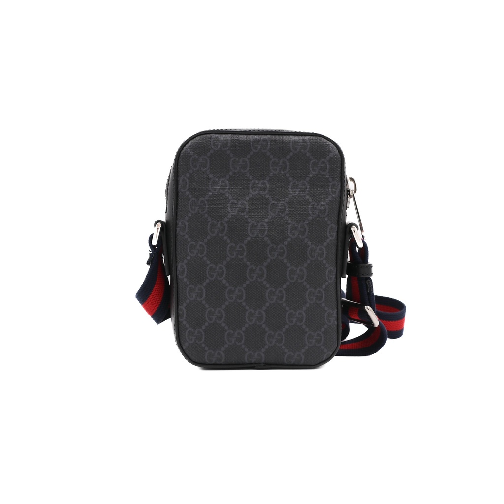 Gucci GG Supreme Monogram Web Small Camera Messenger Bag 