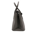 Prada Saffiano Cuir Small Double Bag Ardesia Black