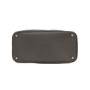 Prada Saffiano Cuir Small Double Bag Ardesia Black