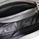 Prada Saffiano Cuir Small Double Bag Ardesia Black