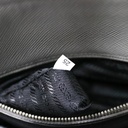 Prada Saffiano Cuir Small Double Bag Ardesia Black