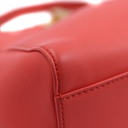 Fendi Nappa Stacked Bar Mini Peekaboo Iconic Satchel Lampone