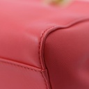 Fendi Nappa Stacked Bar Mini Peekaboo Iconic Satchel Lampone