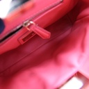 Fendi Nappa Stacked Bar Mini Peekaboo Iconic Satchel Lampone