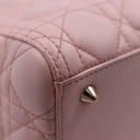 Christian Dior Lambskin Cannage Medium Lady Dior Lotus
