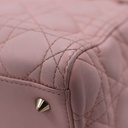 Christian Dior Lambskin Cannage Medium Lady Dior Lotus