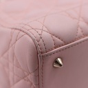 Christian Dior Lambskin Cannage Medium Lady Dior Lotus