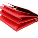 Balenciaga Vivid Red Reptile Embossed Patent Leather Bag