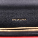 Balenciaga Vivid Red Reptile Embossed Patent Leather Bag