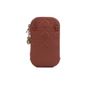 Christian Dior Lady Dior Cannage Phone Holder Leather Chain Shoulder Bag Pink