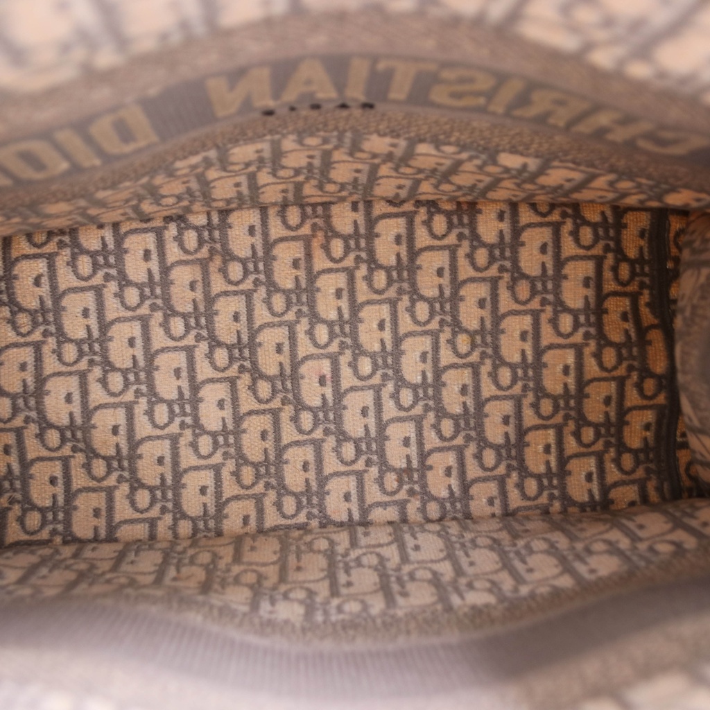 Christian Dior Oblique Medium Book Tote Grey