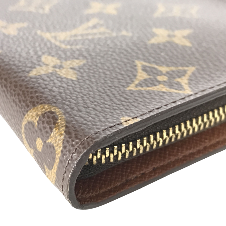 Louis Vuitton Monogram Canvas Zipper Long Wallet