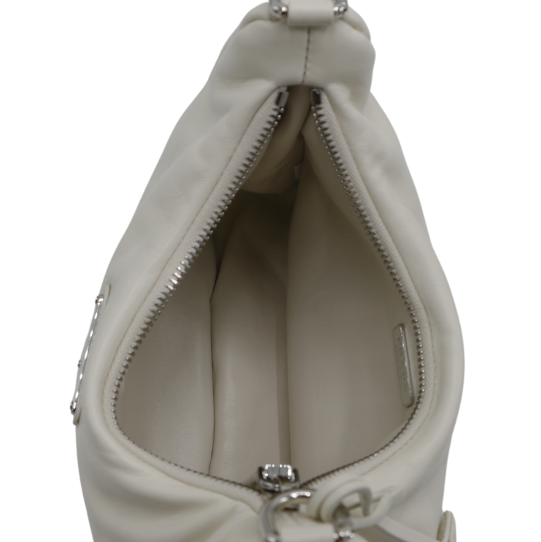 Prada  Re-Nylon Saffiano Re-Edition 2005 White Shoulder Bag