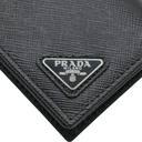 Prada Saffiano Leather Card Holder Black