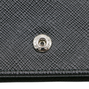 Prada Saffiano Leather Card Holder Black