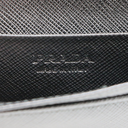 Prada Saffiano Leather Card Holder Black