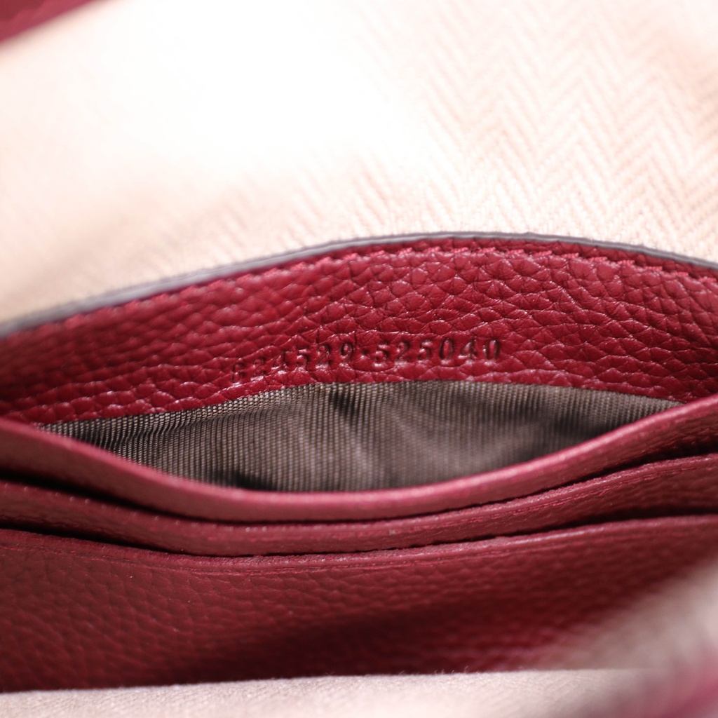 Gucci B Small Bag in Red Leather 824529