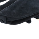 Christian Dior Velvet Saddle Mini Black Bag