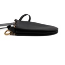 Christian Dior Saddle Triple Zip Black Bag