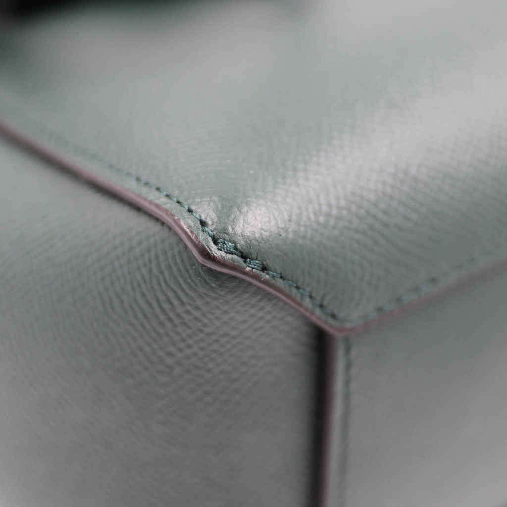 Celine Grained Calfskin Small Belt Bag Green