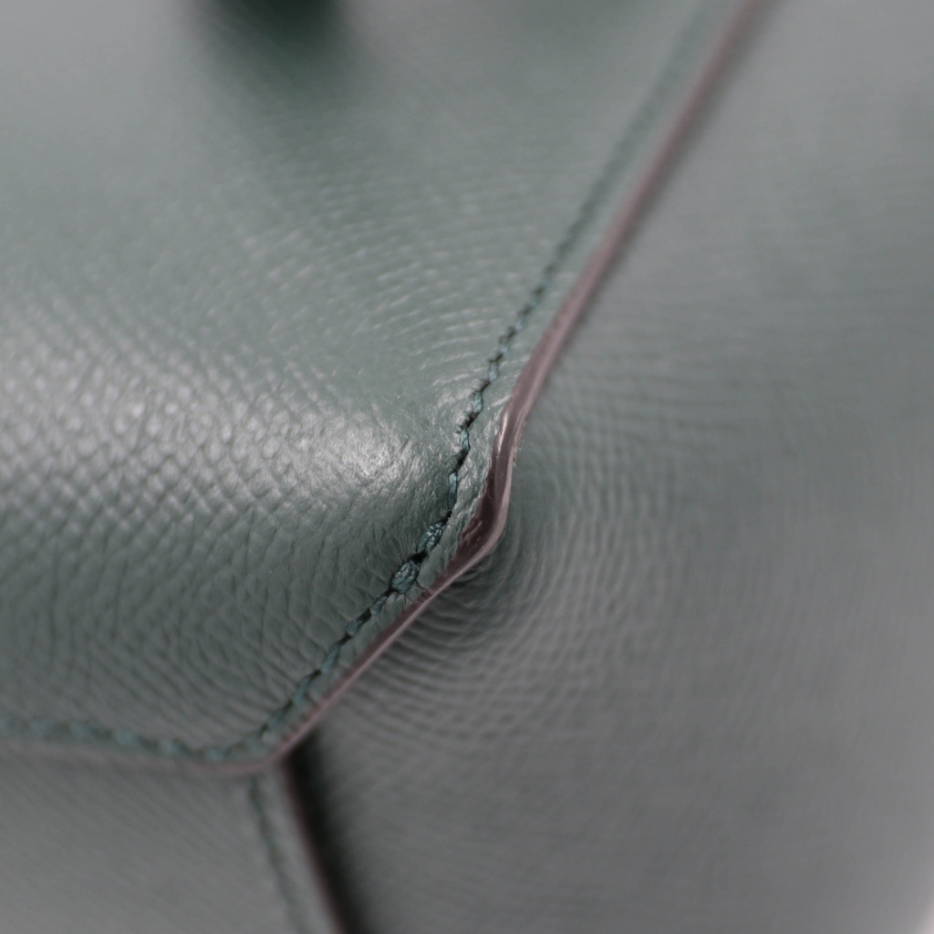 Celine Grained Calfskin Small Belt Bag Green