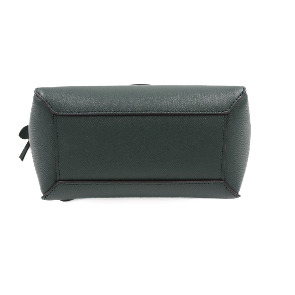 Celine Grained Calfskin Small Belt Bag Green