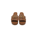 Christian Dior Calfskin 30 Montaigne Mid-Heel Sandals In Size 38