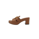 Christian Dior Calfskin 30 Montaigne Mid-Heel Sandals In Size 38