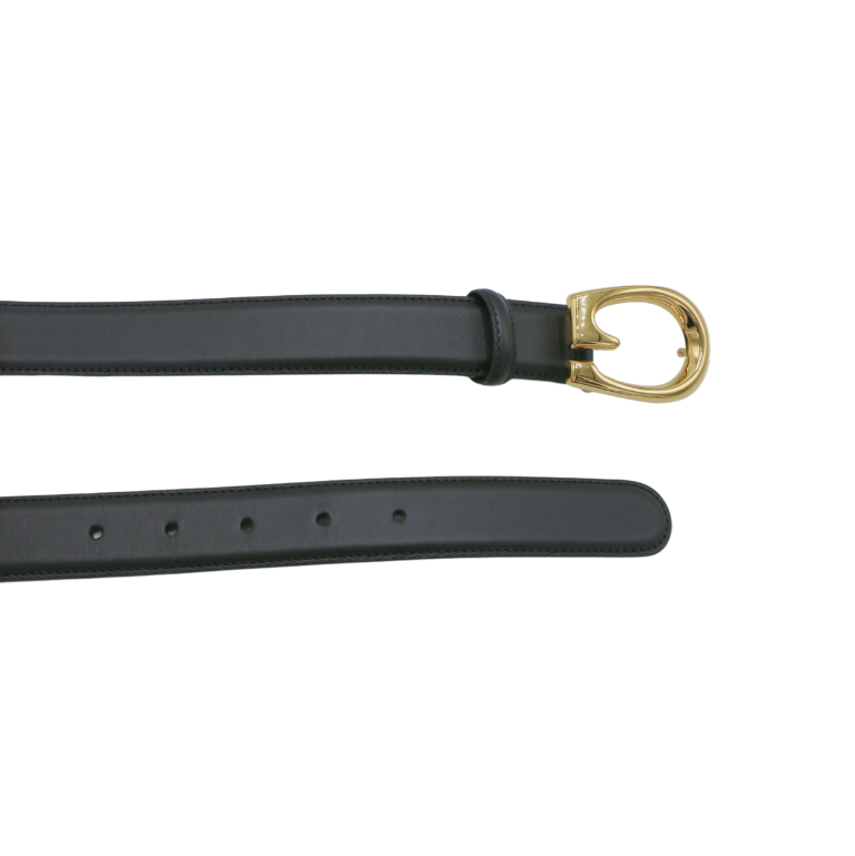 Gucci Thin Belt With G Buckle 655566 In Size 80 32