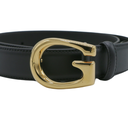 Gucci Thin Belt With G Buckle 655566 In Size 80 32